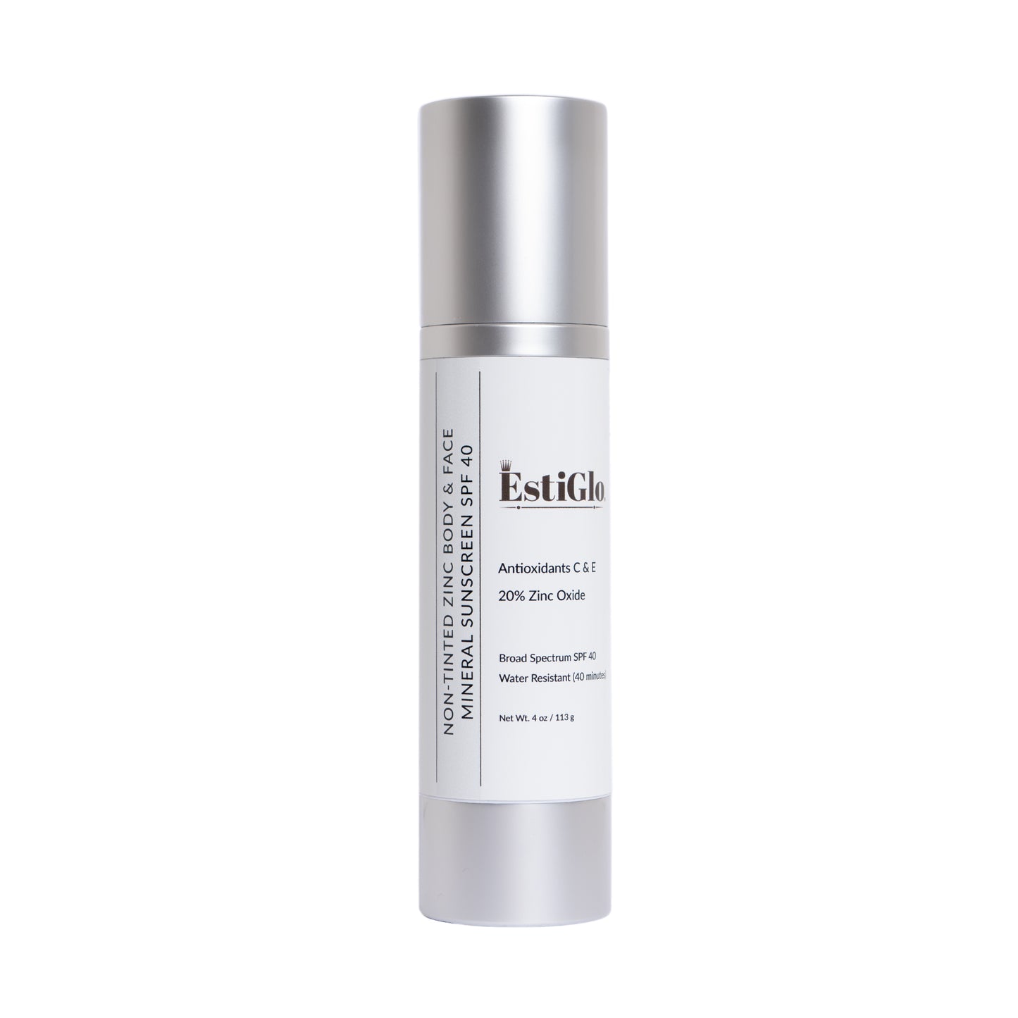 Non-Tinted Zinc Body & Face Mineral Sunscreen SPF 40